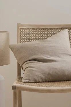 Ellos Home Kuddfodral Candice Zip i tvättat lin 50x50 cm