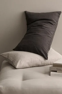 Ellos Home Kuddfodral Candice Zip i tvättat lin 40x60 cm