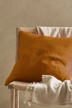 Ellos Home Kuddfodral Candice Zip i tvättat lin 50x50 cm