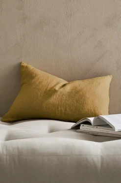 Ellos Home Kuddfodral Candice Zip i tvättat lin 40x60 cm