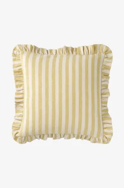 Ellos Home Kuddfodral Elly Classic Stripe i återvunnet halvlinne