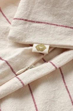 Ellos Home Kuddfodral Elly Thin Stripe i återvunnet halvlinne