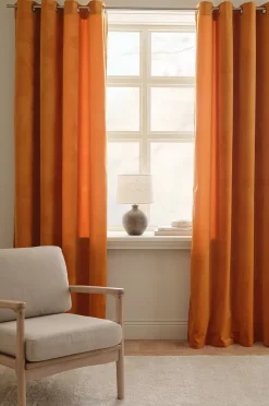 Ellos Home Öljettlängd Nora i sammet 2-pack