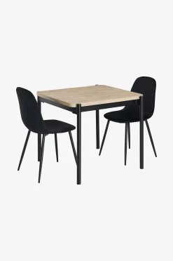 Ellos Home Matgrupp Gilda 2 Stolar, 75x85 cm med bord 81x86 cm + 2 stolar