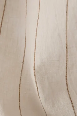 Ellos Home Multibandslängd Elly Thin Stripe i återvunnet halvlinne 2-pack