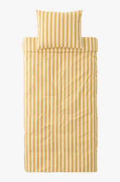 Ellos Home Påslakanset Crystal Stripe i bomullspercale 2 eller 3 delar