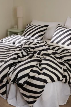 Ellos Home Påslakanset Diagonal Stripe i bomull 2 delar