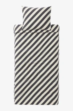 Ellos Home Påslakanset Diagonal Stripe i bomull 2 delar