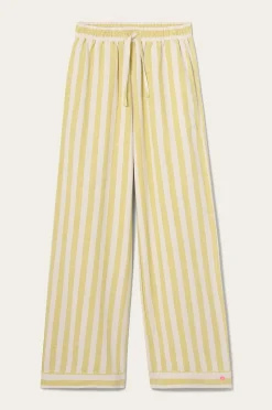 Ellos Home Pyjamasbyxor Elly Classic Stripe i återvunnet halvlinne