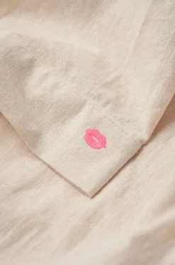 Ellos Home Pyjamasbyxor Pyjama Pant Elly i återvunnet halvlinne
