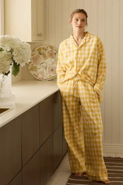 Ellos Home Pyjamasbyxor Sonnelie Check i bomull