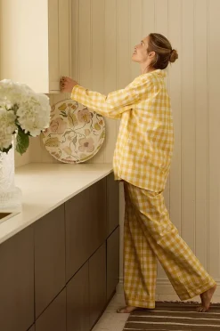 Ellos Home Pyjamasbyxor Sonnelie Check i bomull