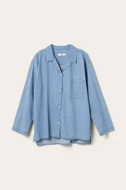Ellos Home Pyjamasskjorta Denim