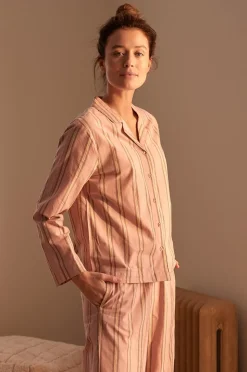 Ellos Home Pyjamasskjorta Juliette Stripe