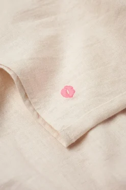 Ellos Home Pyjamasskjorta Long Sleeve Shirt Elly i återvunnet halvlinne