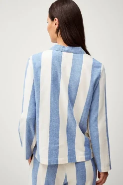 Ellos Home Pyjamasskjorta Valerie Block Stripe Long Sleeve