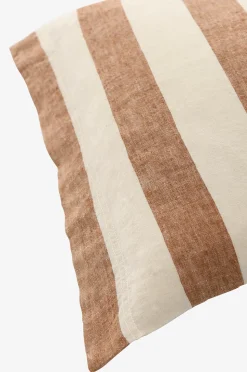 Ellos Home Örngott Candice Block Stripe i tvättat lin