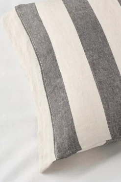 Ellos Home Örngott Candice Block Stripe i tvättat lin