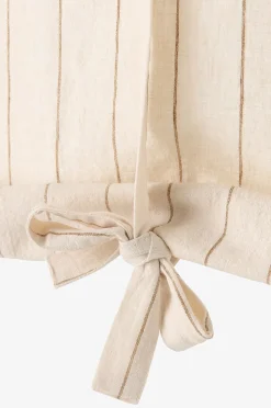 Ellos Home Roll up-gardin Elly Thin Stripe Rollup i återvunnet halvlinne
