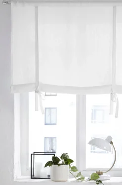 Ellos Home Roll up-gardin i tvättat lin Candice