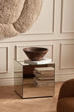 Ellos Home Sidobord Kub med spegelglas
