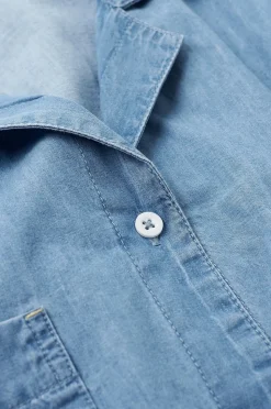 Ellos Home Skjorta Denim Camp Collar