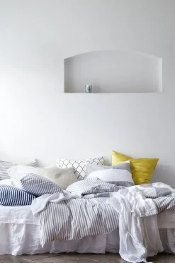Ellos Home Sängkappa Candice i tvättat lin 45 cm