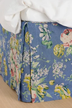 Ellos Home Sängkappa Candice Rose i tvättat lin 60 cm