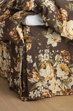 Ellos Home Sängkappa Candice Rose i tvättat lin 52 cm