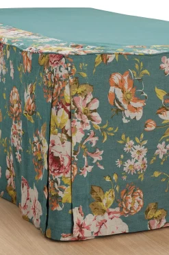 Ellos Home Sängkappa Candice Rose i tvättat lin 60 cm