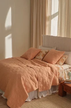 Ellos Home Överkast Elly Quilted i återvunnet halvlinne
