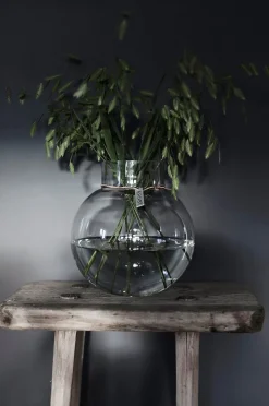 ERNST Glasvas rund Ø 24 cm, h 25 cm
