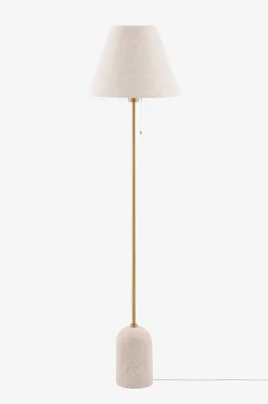 Globen Lighting Golvlampa Gino Beige travertin