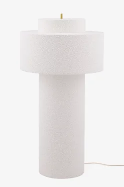 Globen Lighting Golvlampa Noah 45 Vit bouclé
