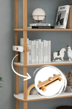 Hanah Home Bokhylla Rosa 6