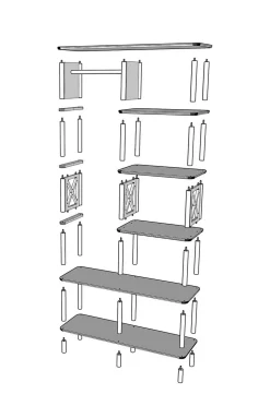 Hanah Home Garderob Lusso