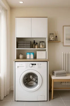 Hanah Home Skåp för tvättmaskin KD101 - 1949