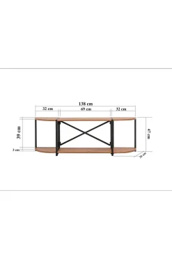 Hanah Home Tv Stativ-Tanner