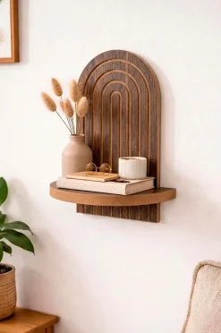 Hanah Home Vägg Hylla Raffia 20 x 35 cm