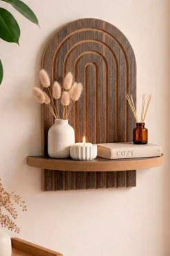 Hanah Home Vägg Hylla Raffia 20 x 35 cm