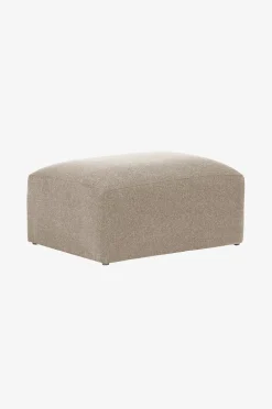Kave Home Fotpall Blok i chenille