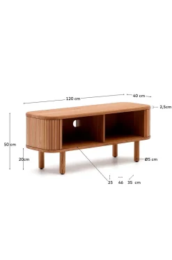 Kave Home TV-bänk Mailen 120 x 50 cm