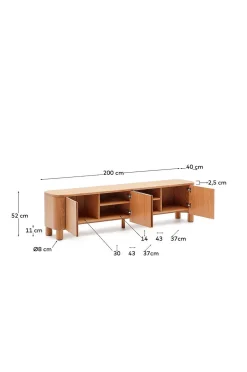 Kave Home Tv-bänk - salaya