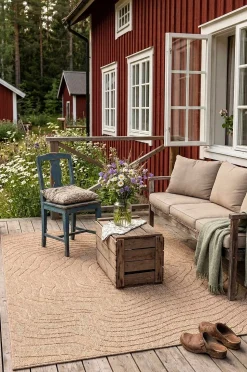 KM Home Flatvävd Matta Capri