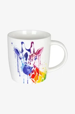 Könitz Mugg Akvarellerad giraff