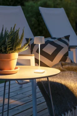 Konstsmide Bordslampa Capri USB höjd 20 cm