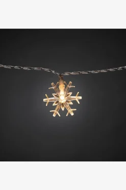 Konstsmide Gardinslinga 44 snöflingor LED 125cm