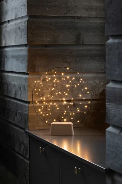 Konstsmide Rund metalldekoration 100 LED 39,5cm