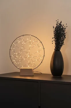 Konstsmide Rund metalldekoration 100 LED 39,5cm