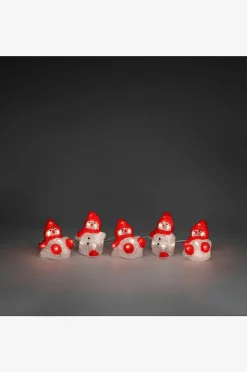 Konstsmide Slinga Snögubbe LED 5 st